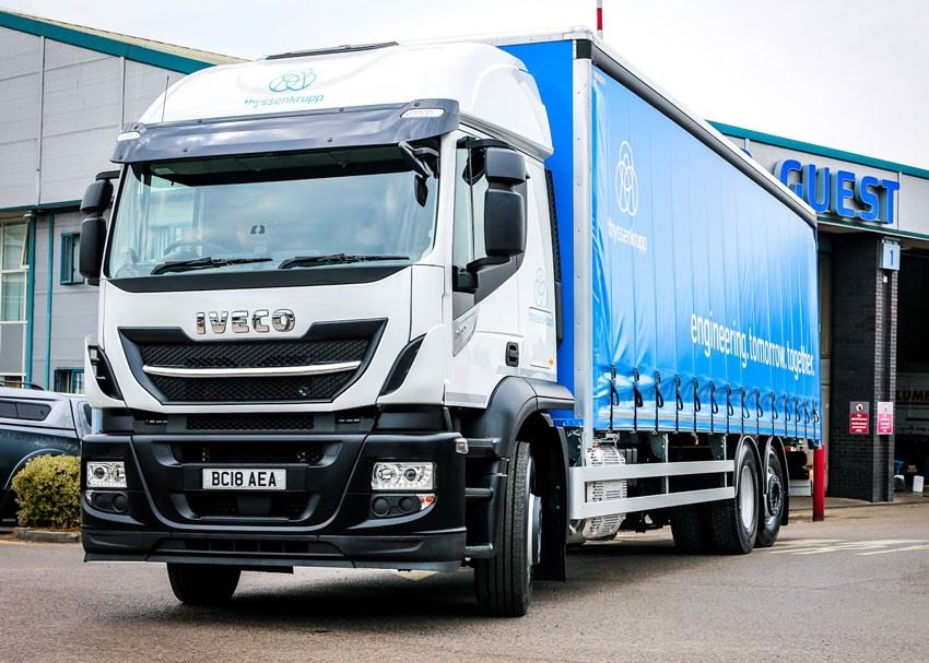 Global engineering firm thyssenkrupp replaces existing fleet with brand new IVECOs